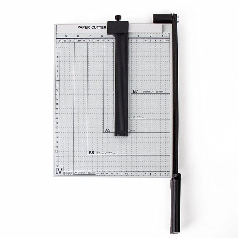 EDMBG Guillotine Paper Cutter and Trimmer with Various Cut Length, Multi Sheet Capacity, Heavy Duty Blade for Photo Craft Cardstock, Large Paper Cutter for Home or Office - Image 2